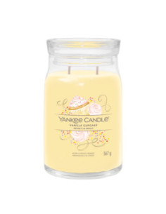 Vanilla cupcake candela in giara grande signature