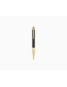 D-Initial Black & Golden penna
