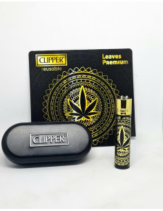 Accendino CLIPPER LEAVES...