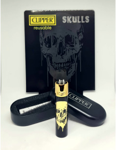 Accendino CLIPPER SKULLS...