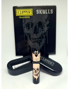 Accendino CLIPPER SKULLS...