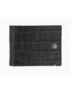 Portafoglio Line-D Croco Black
