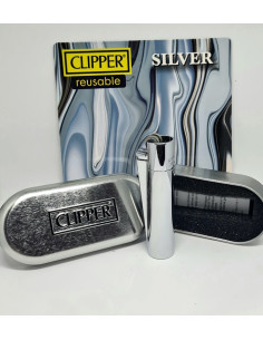 CLIPPER METAL SILVER CROMO...
