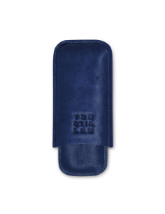 Portasigari in cavallino di colore blu - VenetiaLab