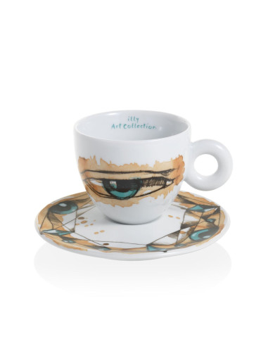 Set 6 Tazze Cappuccino Art Collection...