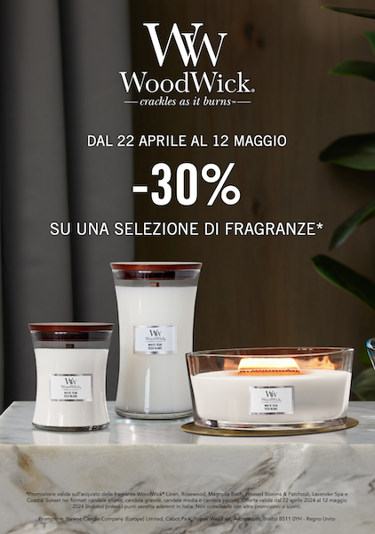 WoodWick Saldi